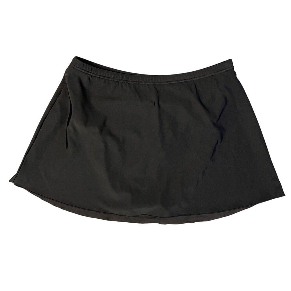 Miracle Suit Swim Skirt Women’s Size Small 26” Waist Black Inner Brief Stretch